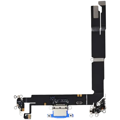 Charging Port Flex Cable For iPhone 16 Plus (Used OEM Pull) (Ultramarine)