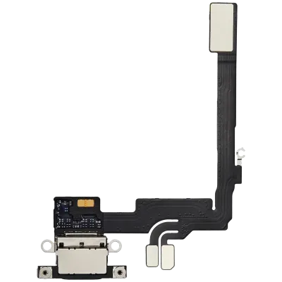 Шлейф зарядки для iPhone 16 Pro (Used OEM Pull) (Black Titanium)