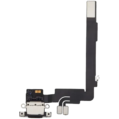 Шлейф зарядки для iPhone 16 Pro Max (Used OEM Pull) (Black Titanium)