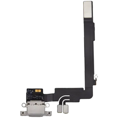 Шлейф зарядки для iPhone 16 Pro Max (Used OEM Pull) (White Titanium)
