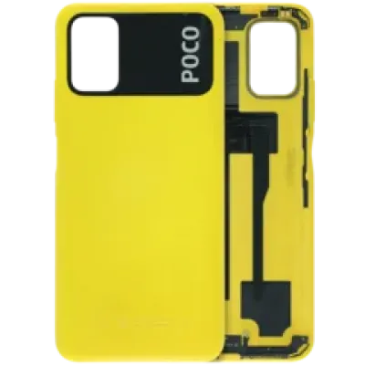 Задня кришка для Xiaomi Poco M3 (Service Pack) (Poco Yellow)