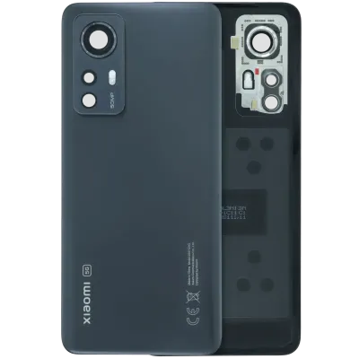 Back Cover Glass for Xiaomi 12 (Service Pack) (Gray)