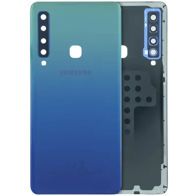 Back Cover Glass For Samsung Galaxy A9 (A920 / 2018) (Service Pack) (Lemonade Blue)