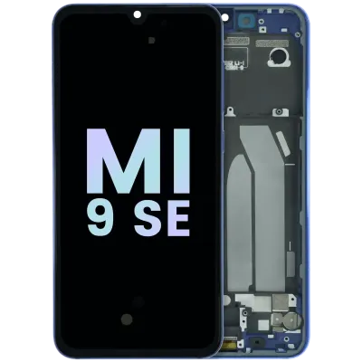 OLED Assembly With Frame for Xiaomi Mi 9 SE (Service Pack) (Blue)