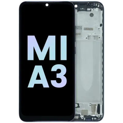 OLED Assembly With Frame for Xiaomi Mi A3 (Service Pack) (Kind of Gray)