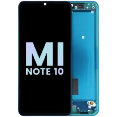 Дисплейний модуль (OLED) з рамкою для Xiaomi Mi Note 10 (Service Pack) (Aurora Green)