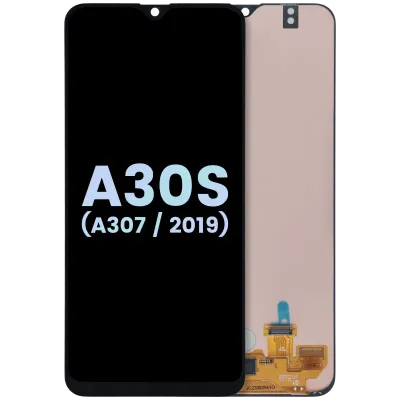 Дисплейний модуль (OLED) без рамки для Samsung Galaxy A30s (A307 / 2019) (Service Pack) (Prism Crush Black)