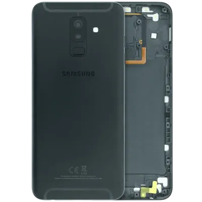 Back Cover For Samsung Galaxy A6 Plus (A605 / 2018) (Service Pack) (Black)