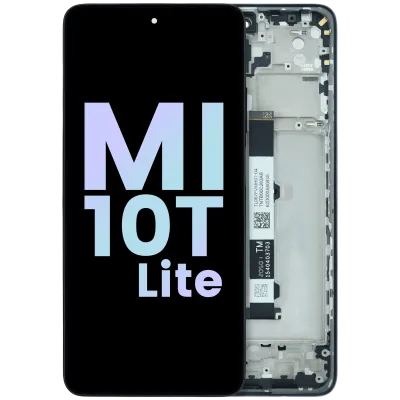 Дисплейний модуль (LCD) з рамкою для Xiaomi Mi 10T Lite 5G (Service Pack) (Atlantic Blue)
