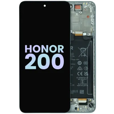 OLED Assembly With Frame for Honor 200 (Service Pack) (Emerald Green)