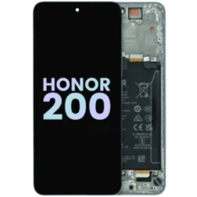 Дисплейний модуль (OLED) з рамкою для Honor 200 (Service Pack) (Emerald Green)