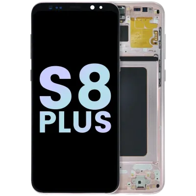 Дисплейний модуль (OLED) з рамкою для Samsung Galaxy S8 Plus (Service Pack) (Rose Pink)