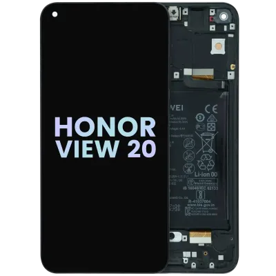 Дисплейний модуль (LCD) з рамкою для Honor View 20 (2018) (Service Pack) (Midnight Black)