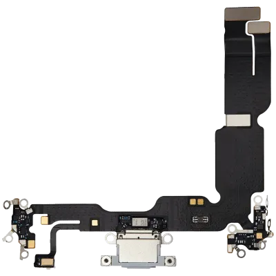 Charging Port Flex Cable For iPhone 15 Plus (Used OEM Pull) (Blue)