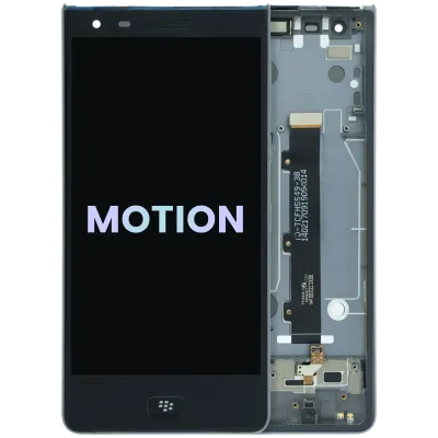 LCD Assembly With Frame For BlackBerry Motion (Genuine OEM) (Grey Aluminum)