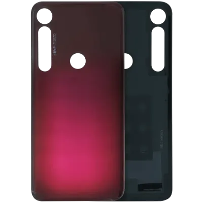 Задня кришка для Motorola Moto G8 Plus (XT2019) (Genuine OEM) (червоний)
