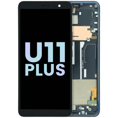 Дисплейний модуль (LCD) з рамкою для HTC U11 Plus (Genuine OEM) (чорний)