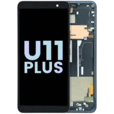 Дисплейний модуль (LCD) з рамкою для HTC U11 Plus (Genuine OEM) (чорний)
