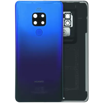 Задне скло з скло камери для Huawei Mate 20 (Genuine OEM) (Twilight)