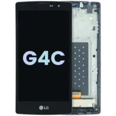 Дисплейний модуль (LCD) з рамкою для LG G4c (Genuine OEM) (чорний)