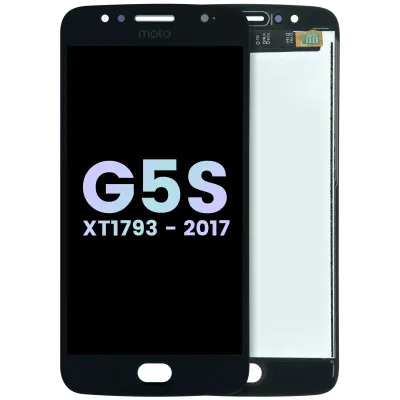 Дисплейний модуль (LCD) без рамки для Motorola Moto G5s (XT1793 / 2017) (Genuine) (чорний)