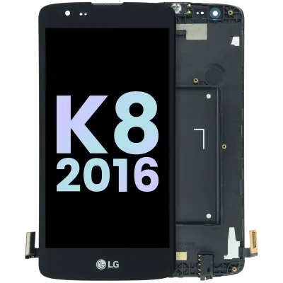 Дисплейний модуль (LCD) для LG K8 (2016) (Genuine) (чорний)