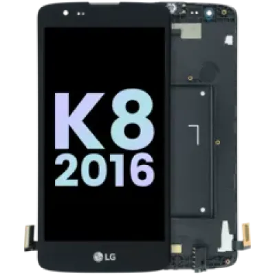 Дисплейний модуль (LCD) для LG K8 (2016) (Genuine) (чорний)