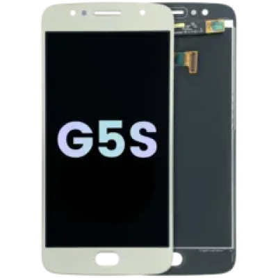 Дисплейний модуль (LCD) без рамки сумісний для Motorola Moto G5s (XT1793 / 2017) (Genuine) (золотий)