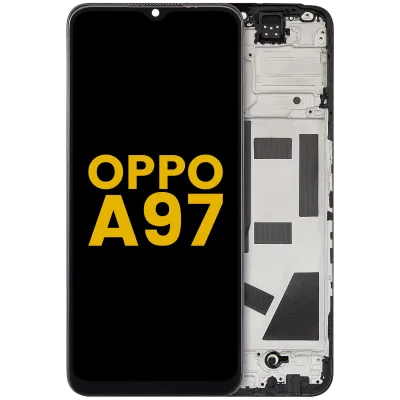 Дисплейний модуль з рамкою для OPPO A97 (2022) (LCD) (Refurbished) (всі кольори)