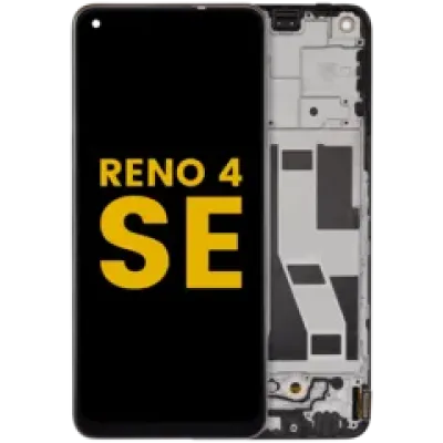 Дисплейний модуль з рамкою для OPPO Reno4 SE (2020) (OLED) (Refurbished) (всі кольори)