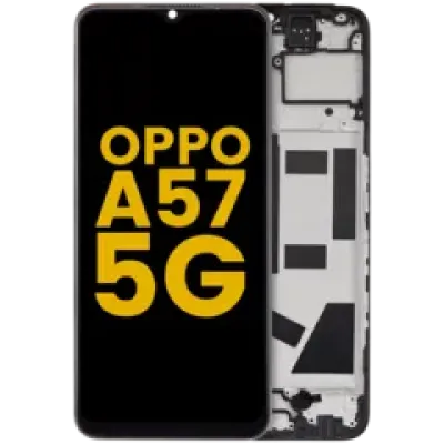 Дисплейний модуль з рамкою для OPPO A57 5G (2022) (LCD) (Refurbished) (всі кольори)