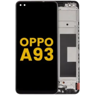 Дисплейний модуль з рамкою для OPPO A93 (2020) (OLED) (Refurbished) (всі кольори)