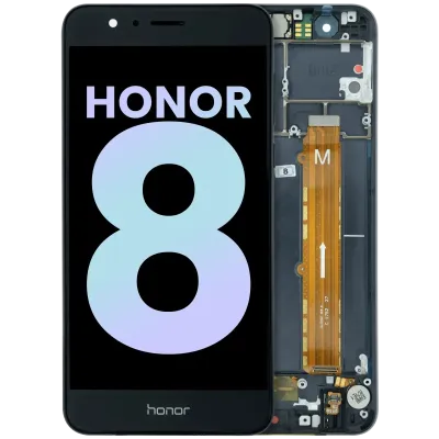 Дисплейний модуль для Honor 8 (2016) з рамкою (Genuine) (чорний)