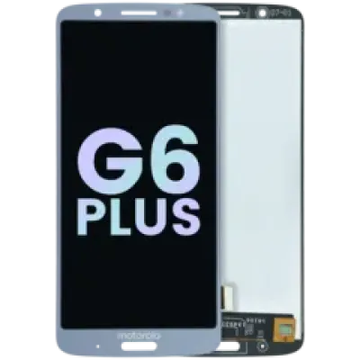 Дисплейний модуль (LCD) без рамки для Motorola Moto G6 Plus (XT1926 / 2018) (Genuine OEM) (синій)