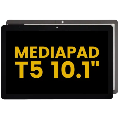 Дисплейний модуль для Huawei MediaPad T5 10.1" без рамки (з кнопкою Home) (Refurbished) (чорний)