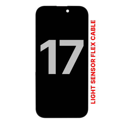 Дисплейний модуль (OLED) (сумісний) для iPhone 17 With Light Sensor Flex Cable (Used OEM Pull: Grade A)