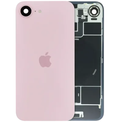Back Glass w/ MagSafe Magnet & NFC & Flashlight Flex Compatible For iPhone 17e (Genuine OEM) (Pink)
