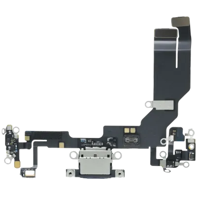 Charging Port Flex Cable For iPhone 17e (Genuine OEM) (Black)