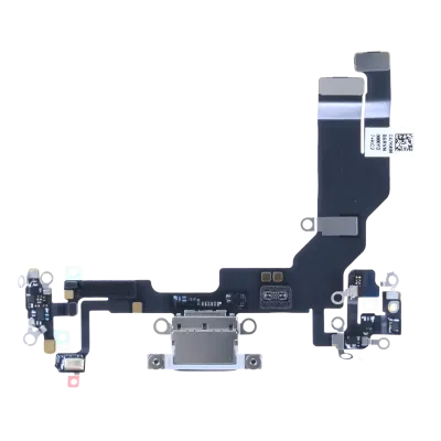 Charging Port Flex Cable Compatible For iPhone 17e (Genuine OEM) (White)