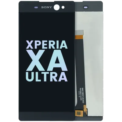 Дисплейний модуль для Sony Xperia XA Ultra без рамки (LCD) (Genuine OEM) (графітовий чорний)