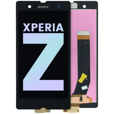 Дисплейний модуль для Sony Xperia Z без рамки (LCD) (Genuine OEM) (чорний)