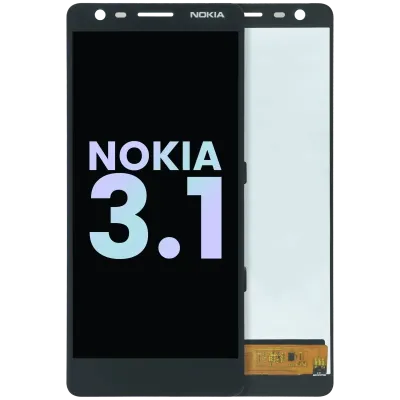 Дисплейний модуль для Nokia 3.1 (Genuine OEM) (чорний)