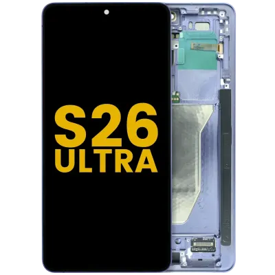 Дисплейний модуль (OLED) з рамкою для Samsung Galaxy S26 Ultra 5G (US & International) (Refurbished) (Cobalt Violet)