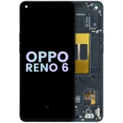 Дисплейний модуль (OLED) для Oppo Reno 6 5G (2021) (Genuine OEM) (Stellar Black)