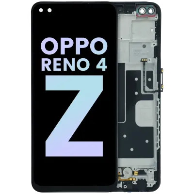 Дисплейний модуль з рамкою для Oppo Reno 4 Z 5G / A92s 5G (2020) (Genuine OEM) (Усі кольори)