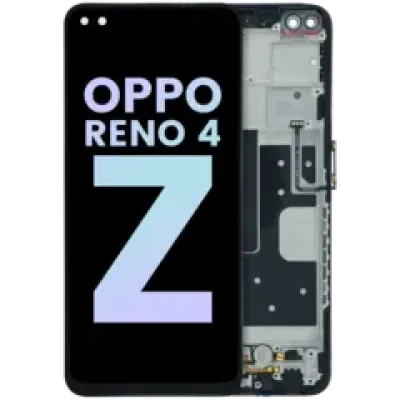 Дисплейний модуль з рамкою для Oppo Reno 4 Z 5G / A92s 5G (2020) (Genuine OEM) (Усі кольори)