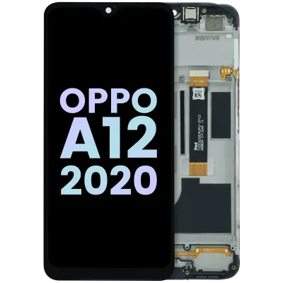 Дисплейний модуль з рамкою для Oppo A12 (2020) (Genuine OEM) (Усі кольори)