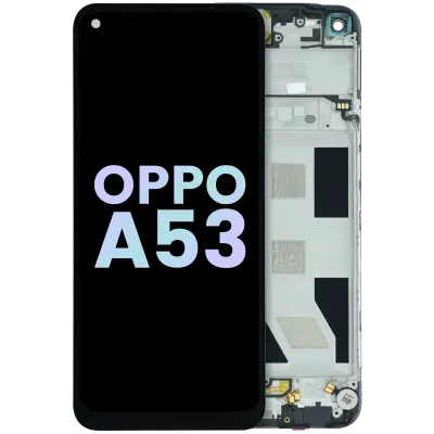 Дисплейний модуль з рамкою для Oppo A53 (2020) (Genuine OEM) (Усі кольори)