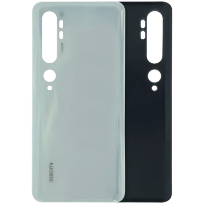 Back Cover Glass For Xiaomi Mi Note 10 Pro (Genuine OEM) (Glacier White)