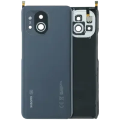 Заднє скло для Xiaomi Mi 11 (Genuine OEM) (Midnight Gray)